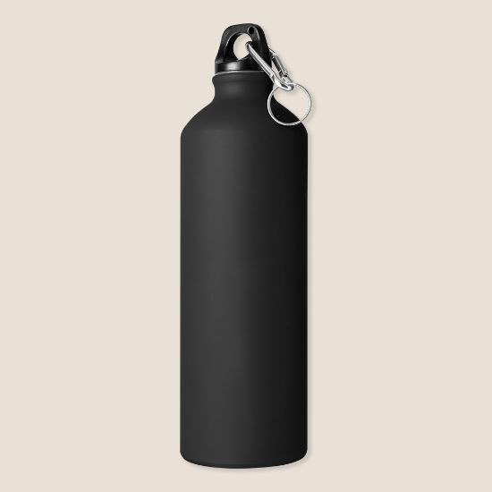 Goya 33545 - Botella Aluminio 750ml Mate con Mosquetón MATT