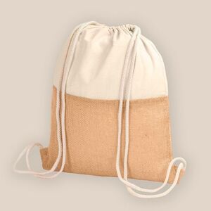 Goya 39018 - Mochila de Algodón y Yute de Alta Calidad con Asas HORIZON