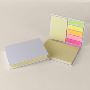 Goya 39022 - White Hard Cover Sticky Note Set OVER