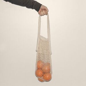 Goya 50002 - Cotton Bag with Pocket & Long Handles FRENCH