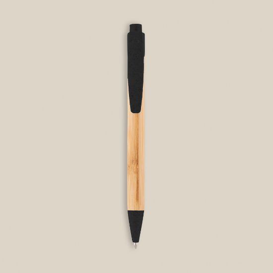 Goya 50016 - Bolígrafo de bambú con partes de trigo MALMO