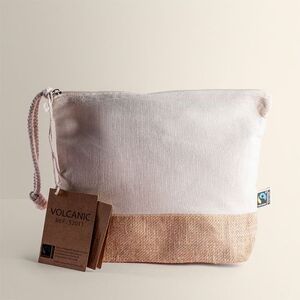 Goya 52011 - Bolsa Algodón Natural Fairtrade con Cremallera VOLCANIC