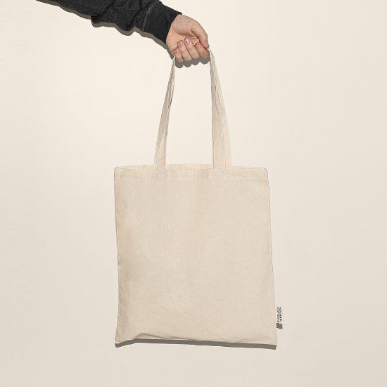 Goya 52034 - Bolsa Algodón Orgánico 140 gr/m² Manijas Largas FLEUR