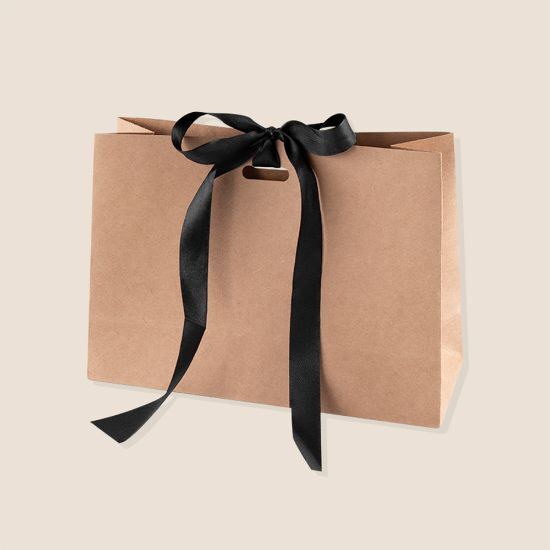 Goya 52548 - Kraft Cardboard Presentation Bag with Ribbon KAVAI