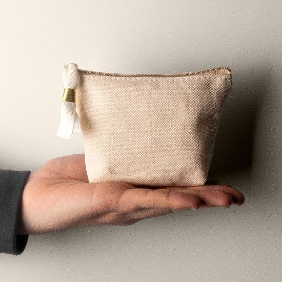 Bolso de Algodón Reciclado 280 gr/m² con Tirador Dorado ARGENT