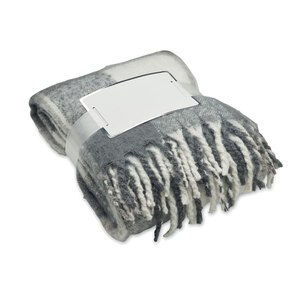 QUET Manta de mohair a cuadros - GiftRetail MO2382