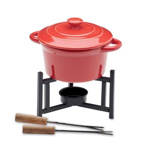 BIG KASE Set fondue de cerámica 300 ml - GiftRetail MO2386