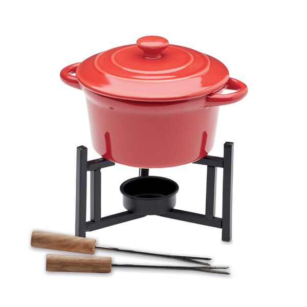 BIG KASE Set fondue de cerámica 300 ml - GiftRetail MO2386