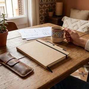 CARATIL Libreta A5 en cartón reciclado - GiftRetail MO2396