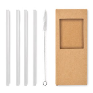 GLAW Set de pajitas reutilizables - GiftRetail MO2452