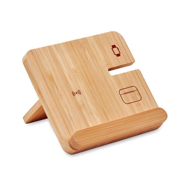 BOOGAR 3 in 1 15W wireless charger - GiftRetail MO2458