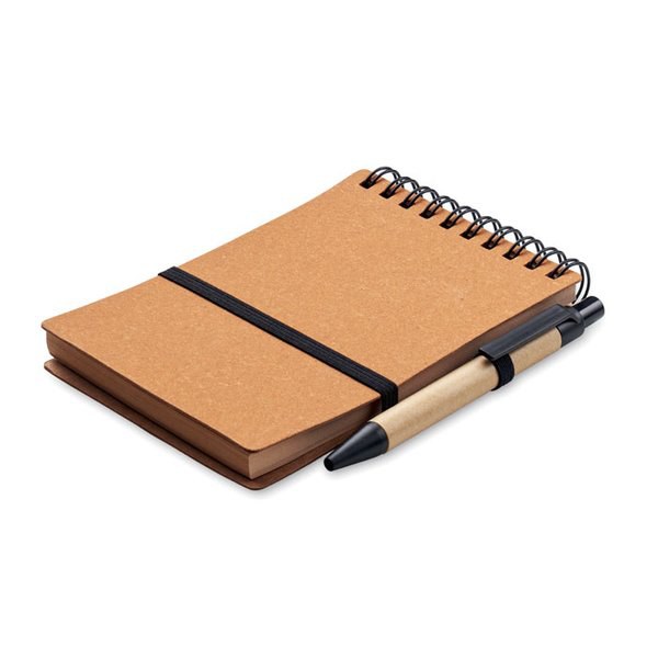 NOTIE Libreta reciclada con bolígrafo - GiftRetail MO2481