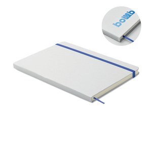 ROUTE WHITE Libreta A5 con tapa de cartón - GiftRetail MO2578