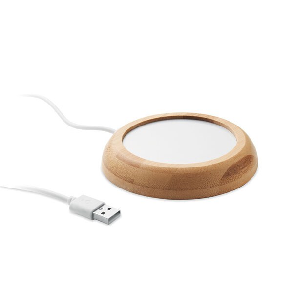MUGLET Taza de bambú con USB - GiftRetail MO2592