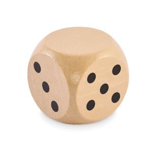 DADO Dados madera Schima 5cm diam. - GiftRetail MO2614