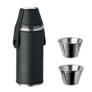 COCOON Petaca con vasos de chupito - GiftRetail MO2628
