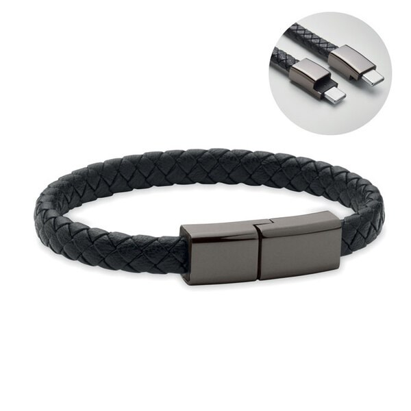 FAULETI CHARGE Pulsera cable trenzado tipo-C - GiftRetail MO2646
