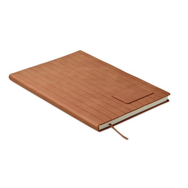 TINTRAY Cuaderno A5 en PU ahumado - GiftRetail MO2663