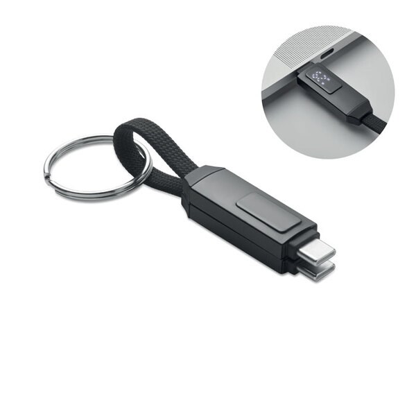 KEYSTO Llavero con cable de carga - GiftRetail MO2682