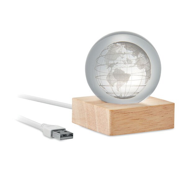 GLOBE LIGHT Globo LED bola de cristal - GiftRetail MO2690