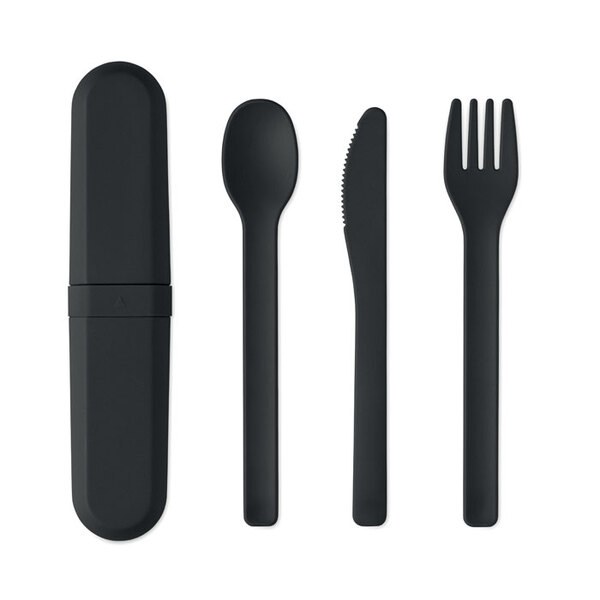 BITEFUL Set de cubiertos y funda PLA - GiftRetail MO2743