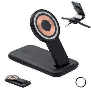 PENDOLESS Cargador inalámbrico 3 en 1 de - GiftRetail MO2749