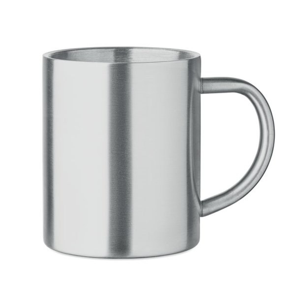 UTIL Taza doble pared en acero - GiftRetail MO2621