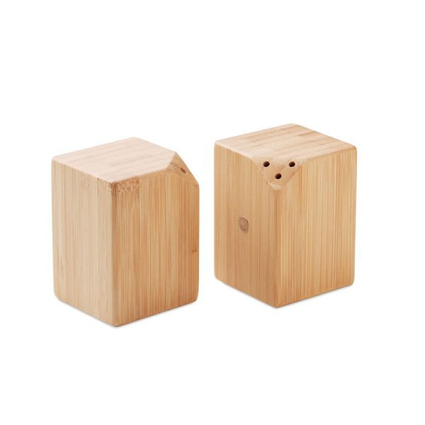 BOTH Salero y pimentero de bambú - GiftRetail MO2771
