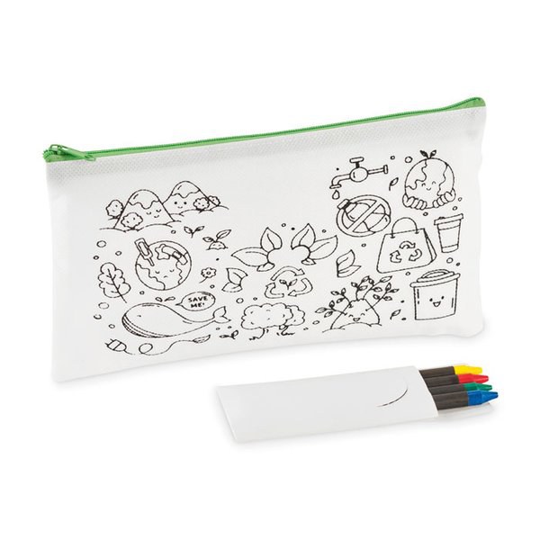 CRAY Estuche infantil con 4 lápices - GiftRetail MO2787