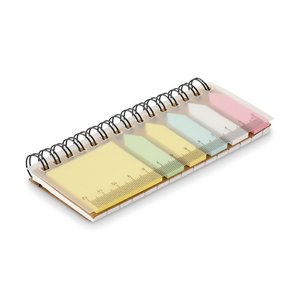MEMORING Set de notas adhesivas en PP - GiftRetail MO2823