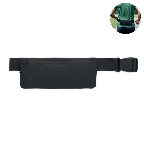 MODERATE Riñonera deportiva 600D RPET - GiftRetail MO2945