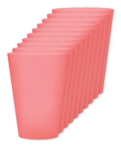 Pack de 10 GiftRetail MO6375 - FESTA LARGE Vaso reutilizable eventos 300mlMO6375