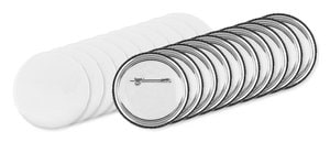 Pack de 10 GiftRetail MO9330 - PIN Botón Personalizable con Inlay de Papel