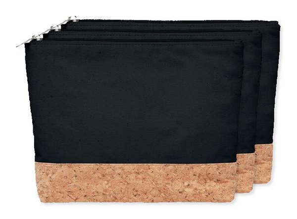 Pack de 3 GiftRetail MO9817 - PORTO BAG Neceser de algodón