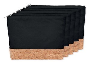 Pack de 5 GiftRetail MO9817 - PORTO BAG Neceser de algodón
