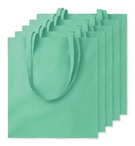 Pack de 50 GiftRetail MO9268 - COTTONEL COLOUR + Bolsa de algodón 140 gr / m²