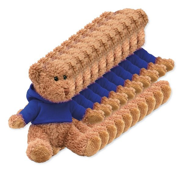 Pack de 10 GiftRetail MO7375 - JOHNNY Osito de peluche con camiseta