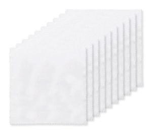 Pack de 10 GiftRetail MO9902 - RPET CLOTH Toallita de RPET. 13x13 cm