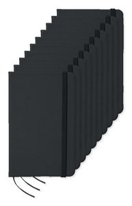 Pack de 10 GiftRetail MO1800 - NOTELUX A6 cuaderno a rayas