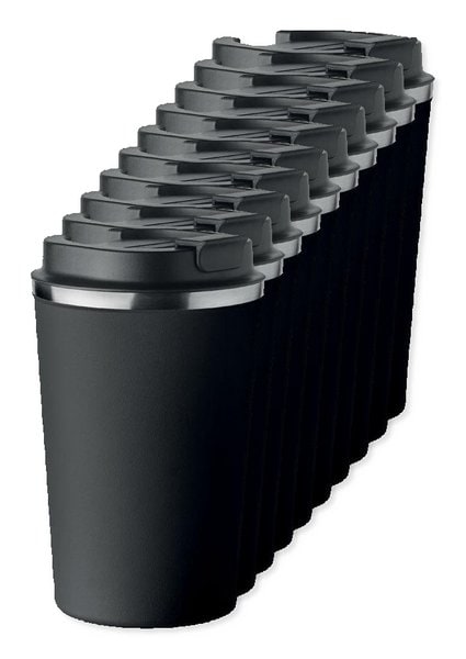 BRACE Taza Térmica de Acero Inoxidable 350 ml con Tapa