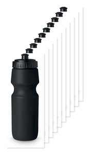 Pack of 100 GiftRetail MO8933 - SPOT SEVEN Eco-Friendly BPA free 700ml Leak-Proof Sport Bottle