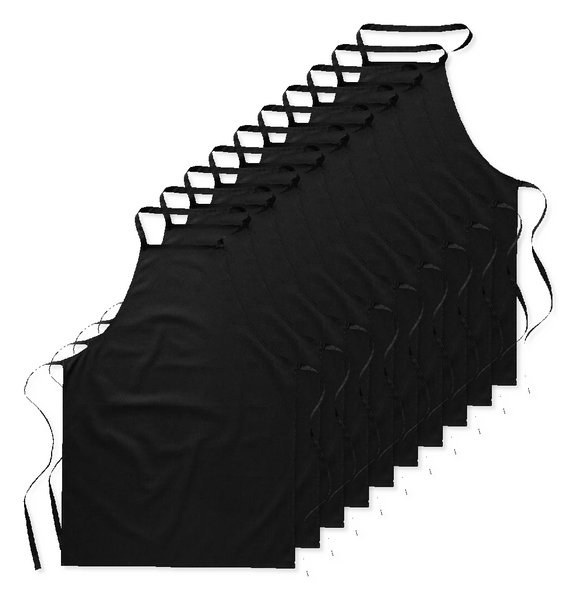 Pack de 10 GiftRetail MO7251 - KITAB Delantal de algodón