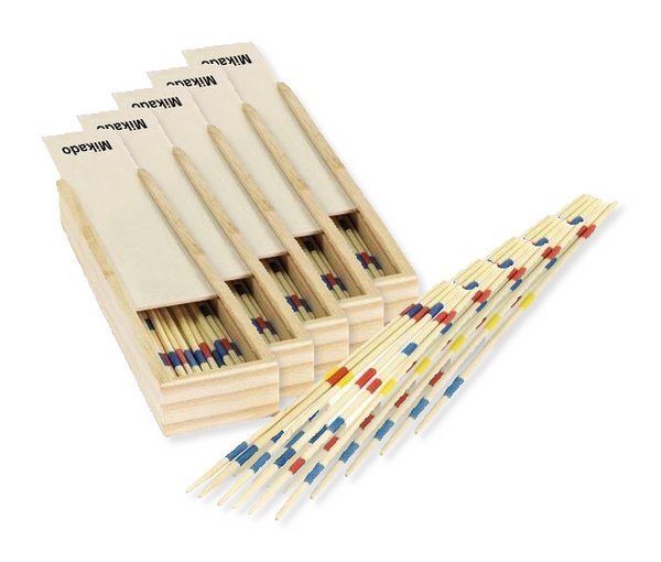 Juego de Mikado de Madera con 41 Piezas MIKADO