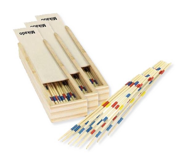 Juego de Mikado de Madera con 41 Piezas MIKADO