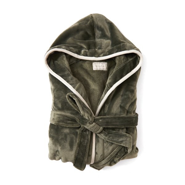 Vinga V4950G - Bata de felpa de lujo VINGA Louis GRS RPET talla S-M
