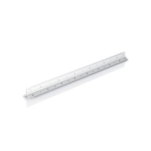 XD Collection P165.13 - Regla triangular de aluminio - 30cm