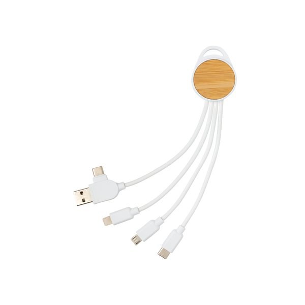 Cable redondo 6 en 1 Ontario de plástico reciclado RCS