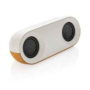 XD Xclusive P329.61 - Altavoz de 10W de plástico reciclado y corcho RCS de Oregon