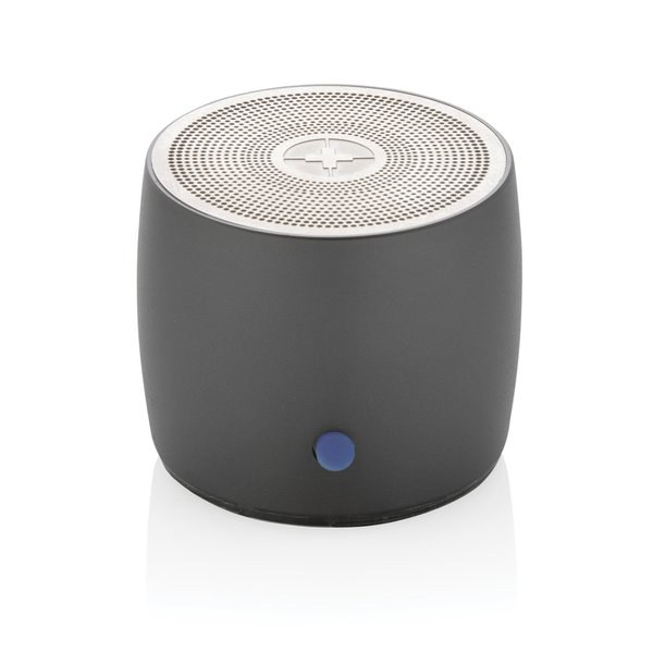 Swiss Peak P331.00 - Swiss Peak RCS recycled aluminium 3W bass speaker