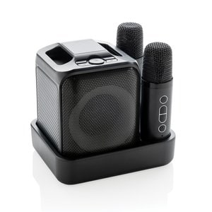 XD Collection P331.06 - Set de karaoke Singvibe RCS de plástico reciclado con doble micrófono